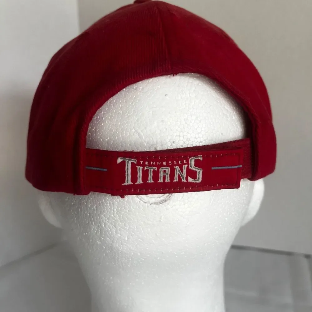 NFL TENNESSE TITANS Red Adjustable Hat Cap